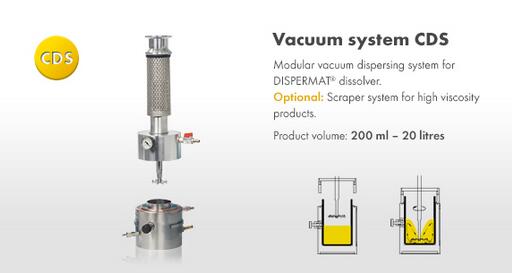 Modular vacuum system CDS分散機